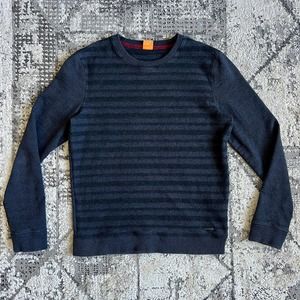 Men’s Hugo Boss sweater orange tag Black size Medium